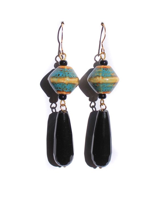 Boucles d'Oreilles Ethniques Faites Main – Cirque de Jari