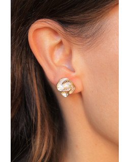 Silver Flower Earrings - Cirque de Jari