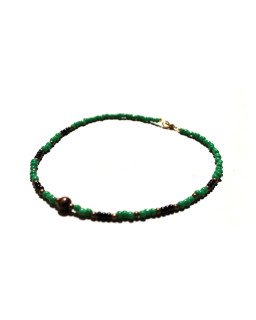 Collar Bosque | Joyería de Vidrio Verde Hecha a Mano | Cirque de Jari