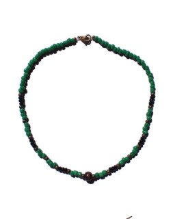 Collar Bosque | Joyería de Vidrio Verde Hecha a Mano | Cirque de Jari